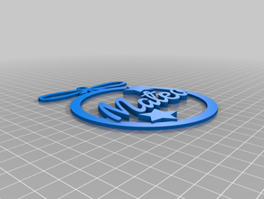 bola arbol navidad atencion personalizada 3d print model - Mito3D