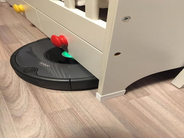 ikea gonatt presepe riser estensione della gamba aspiradora bre&ccedil ol il cuna elevador irobot patas montante roomba vuoto aspirapolvere 3D print model - Mito3D