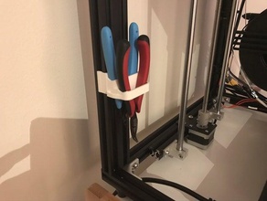 ender 5 tool holder - two pliers nippers accessories creality ender-5 ender5 3d print model - Mito3D