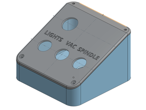 router di cnc scatola interruttore arresto longmill sienci 3d print model - Mito3D