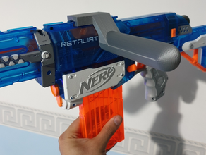 seitlichen halt nerf retaliator 3d print model - Mito3D
