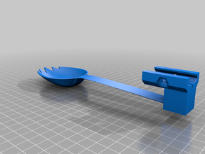 tactispork komisch picatinny mount spork 3d print model - Mito3D