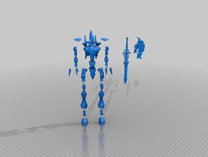 wraithknight builder 40k aeldari eldar warhammer 3d print model - Mito3D