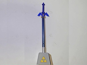 sword master xacto topper botw exacto titulaire de zelda 3d print model - Mito3D