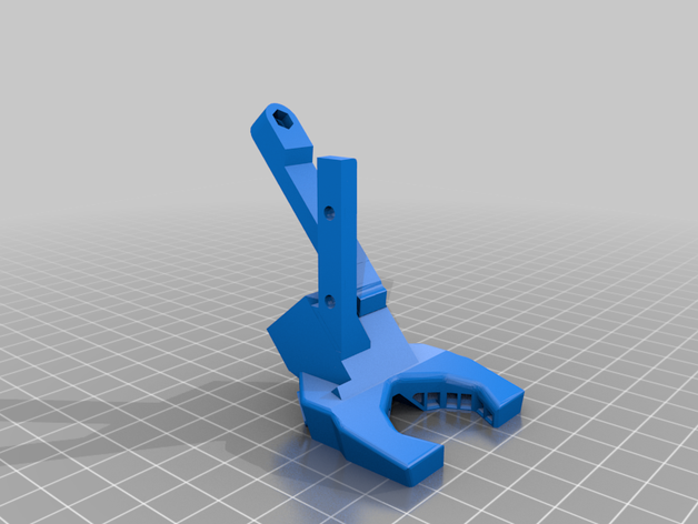 rye hemera parts cooling duct - visible mk3 style 3D print model - Mito3D
