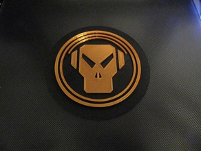 metalheadz coaster drum & bass goldie 3d print model - Mito3D