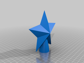 star topper tree 3d print model - Mito3D