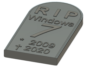rip windows 7 o 3d print model - Mito3D
