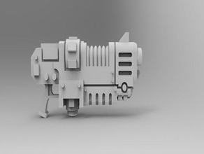interestelar jarhead plasma lanzador 28mm en miniatura scifi arma 3d print model - Mito3D