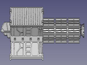 kristof-classe di nave spaziale mestiere spazio navicella astronave 3d print model - Mito3D