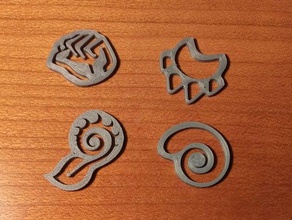spirit island branch & claw tokens boardgames game token 3d print model - Mito3D