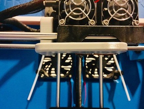 ventilatore condotto doppio estrusore di raffreddamento flashforge inventore stampante 3d soffiatore ventola della 3d print model - Mito3D