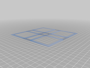 bed leveling grid 3d print model - Mito3D