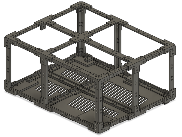 mercuria 001 - sólo otro caso de pc atx microatx la caja del 3D print model - Mito3D