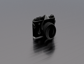 camera + texturas Desenho em 3d câmera ferrugem 3d print model - Mito3D