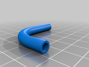 la curva tubo diametro extérieur 6mm 3d print model - Mito3D