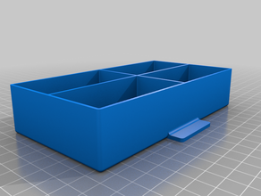 scatola cassetto - 3x su misura 3d print model - Mito3D