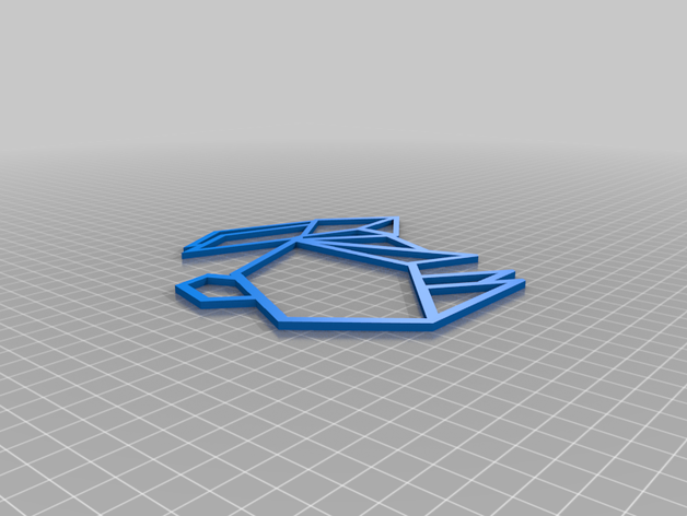 lowpoly coniglio 3D print model - Mito3D