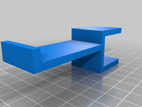 Kopfhörer-Aufhänger ikea bekant Schreibtisch sitstand 3d print model - Mito3D