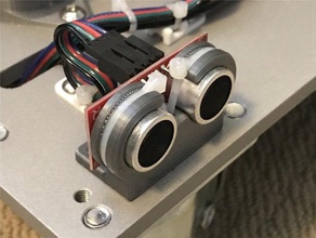soporte hc-sr04 sensor de ultrasonidos hr-sr04 el 3d print model - Mito3D