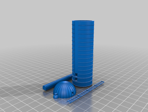 n 45 ayak silo tahıl ölçeği 3d print model - Mito3D
