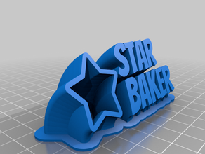 yıldız baker özelleştirilmiş 3d print model - Mito3D