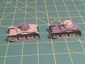 1 72 renault r35 Flammen Krieg tanks 3d print model - Mito3D