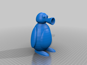 pingu noot anahtar döngü pinguin 3d print model - Mito3D