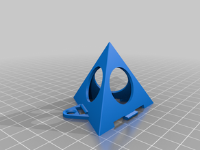 painters pyramide - sackable interlockable 3d print model - Mito3D