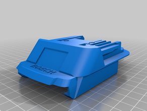 makita bosch akü adaptörü bağdaştırıcı adaptör 18v 3d print model - Mito3D