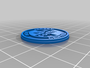 mavi kuyruklu yıldız logosu 3d print model - Mito3D
