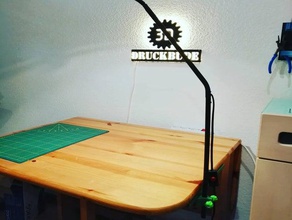 ikea lamp slide mount 3d print model - Mito3D