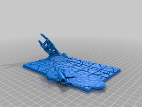 urban terrain base 3d print model - Mito3D