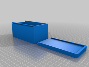 my customized card box 3d print model - Mito3D