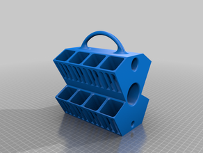 mini liquor bottle carrier holder 3d print model - Mito3D