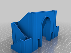 n escala ferrovia ponte pé 3d print model - Mito3D