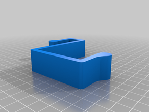 basic office cube hook 3d print model - Mito3D