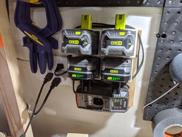 ryobi battery storage system 18v one 3D print model - Mito3D