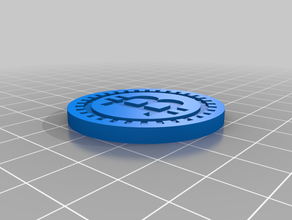 bitcoin two face coin 3d print model - Mito3D