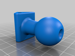 ball socket corner mount enclosure camera bracket 3d print model - Mito3D