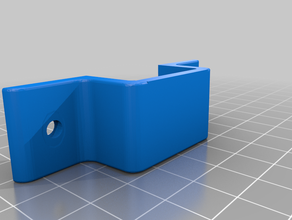 plaza conducto soporte de plástico titular square 3d print model - Mito3D