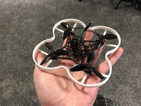happymodel larve x whoop cadre drone wouah 3d print model - Mito3D