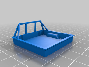 pick up scale model hilux pickup vehicle 3d print model - Mito3D