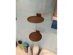 casa de banho suporte do anel acessórios banheiro gancho organizador titular 3d print model - Mito3D