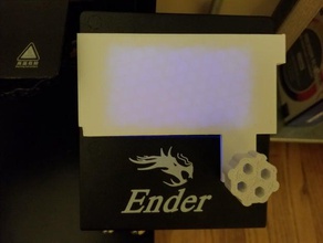 lcd Schwenk-cover ender 3 pro lcd-Abdeckung 3d print model - Mito3D