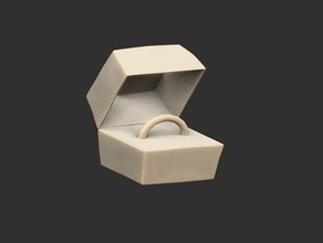 fable original ring box statisch Jubiläum Kapitel engagement Fabel verloren Vorschlag 3d print model - Mito3D
