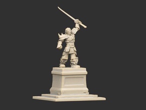 arena champion statues x5 anniversary champions chapters fable hero heroes lost statue 3d print model - Mito3D