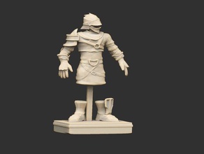 armour displayed stand x2 anniversary armor chapters display fable lost suit 3d print model - Mito3D