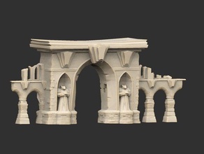 grand gateway anniversary building chapters entrance fable gate lost 3d print model - Mito3D