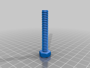 coiltek bolt 8mm nut washer threaded rod factory customized 3d print model - Mito3D